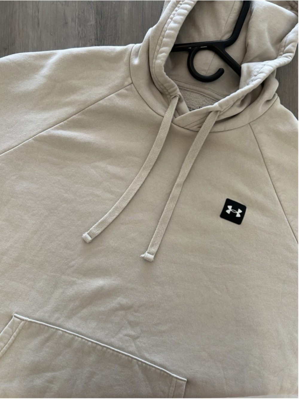 Under Armor Rival Fleece Hoodie Khaki Men’s Sz L